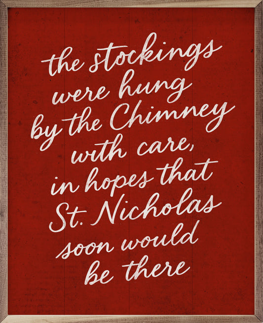 The Stockings Were Hung Red