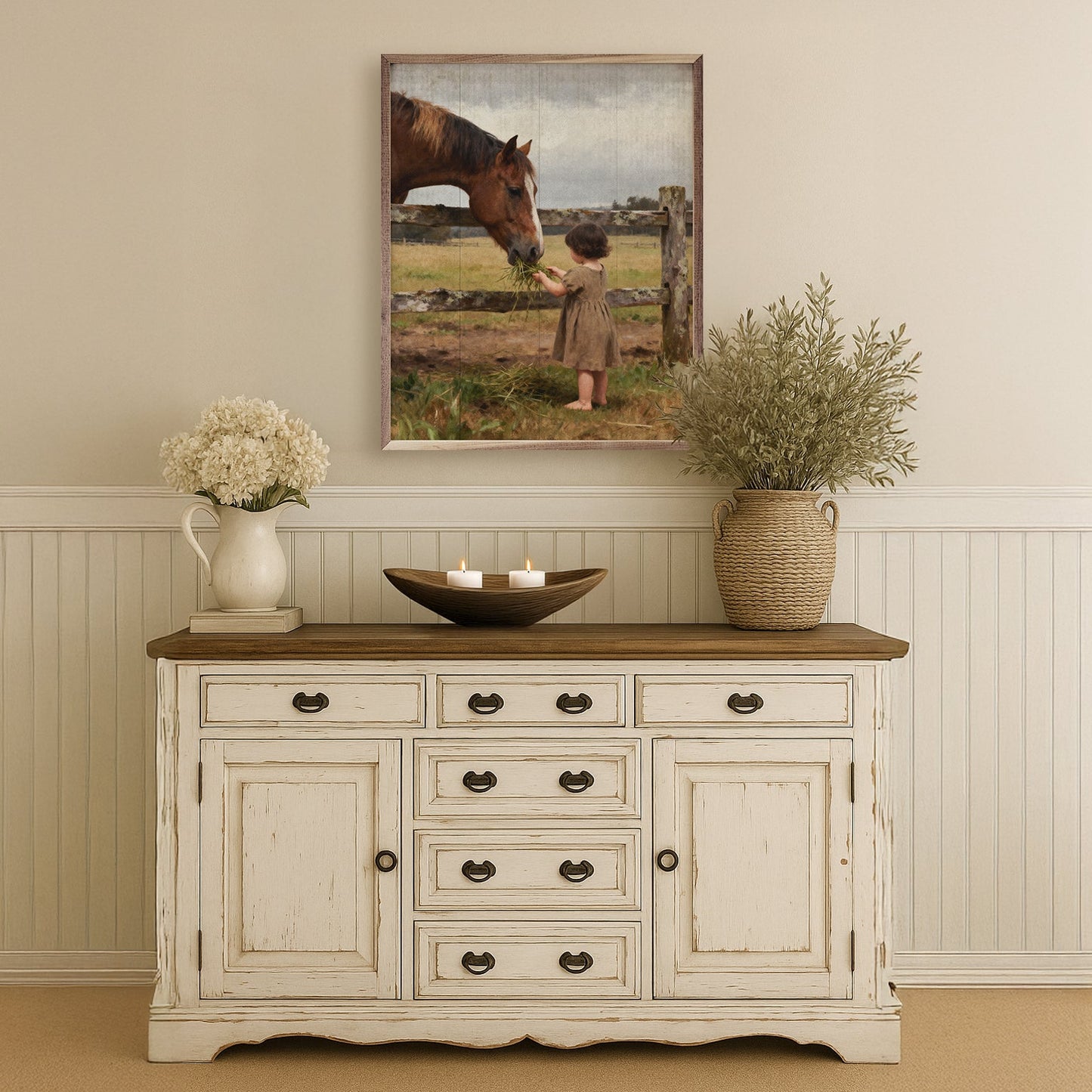 A Girl And Her Horse