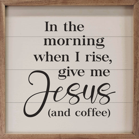 Give Me Jesus And Coffee White image 0