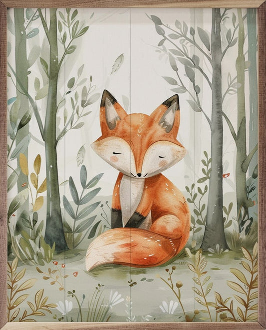 Woodland Animal Fox image 0