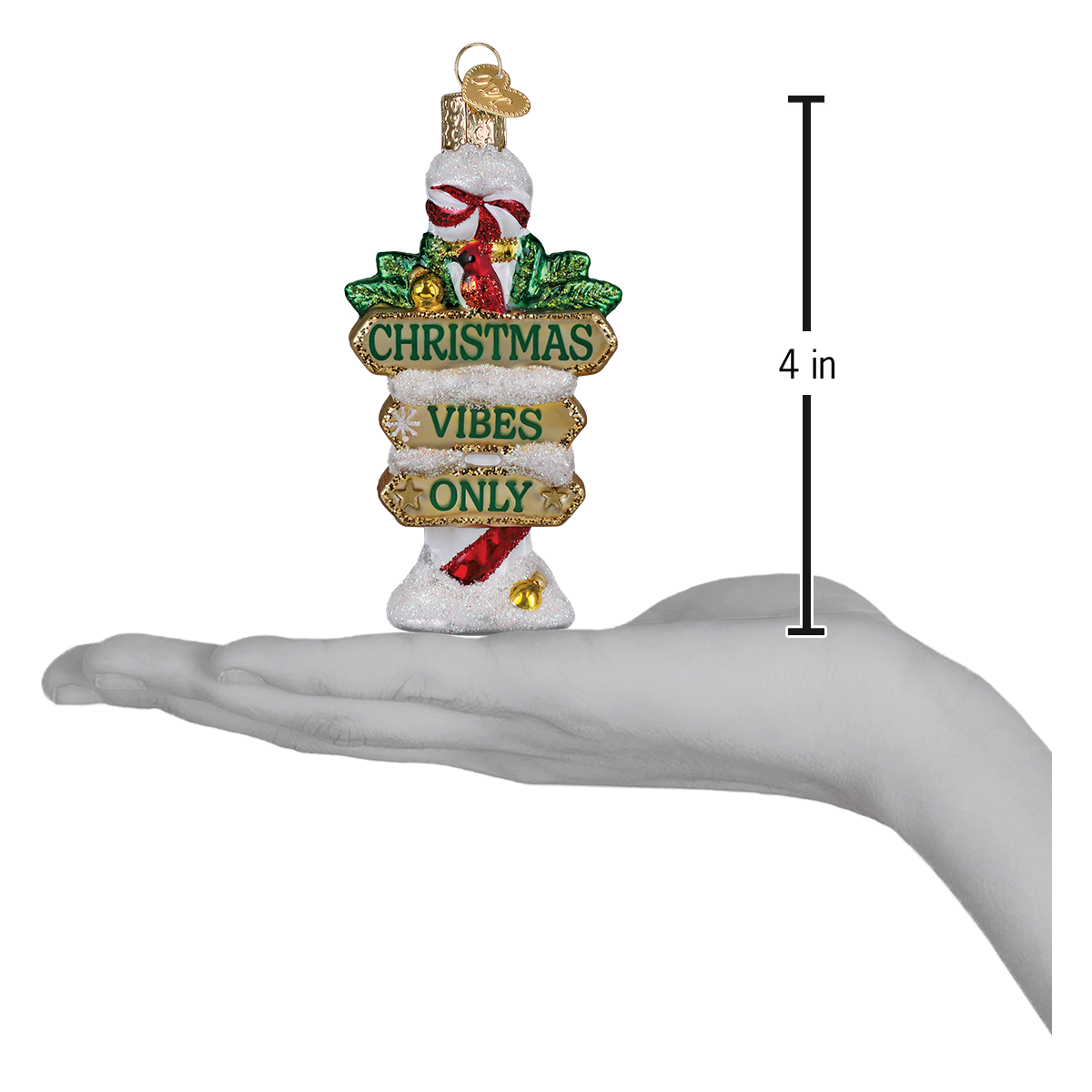 Jolly Junction Post Ornament