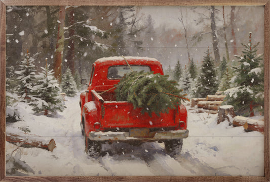 Cranberry Truck Christmas