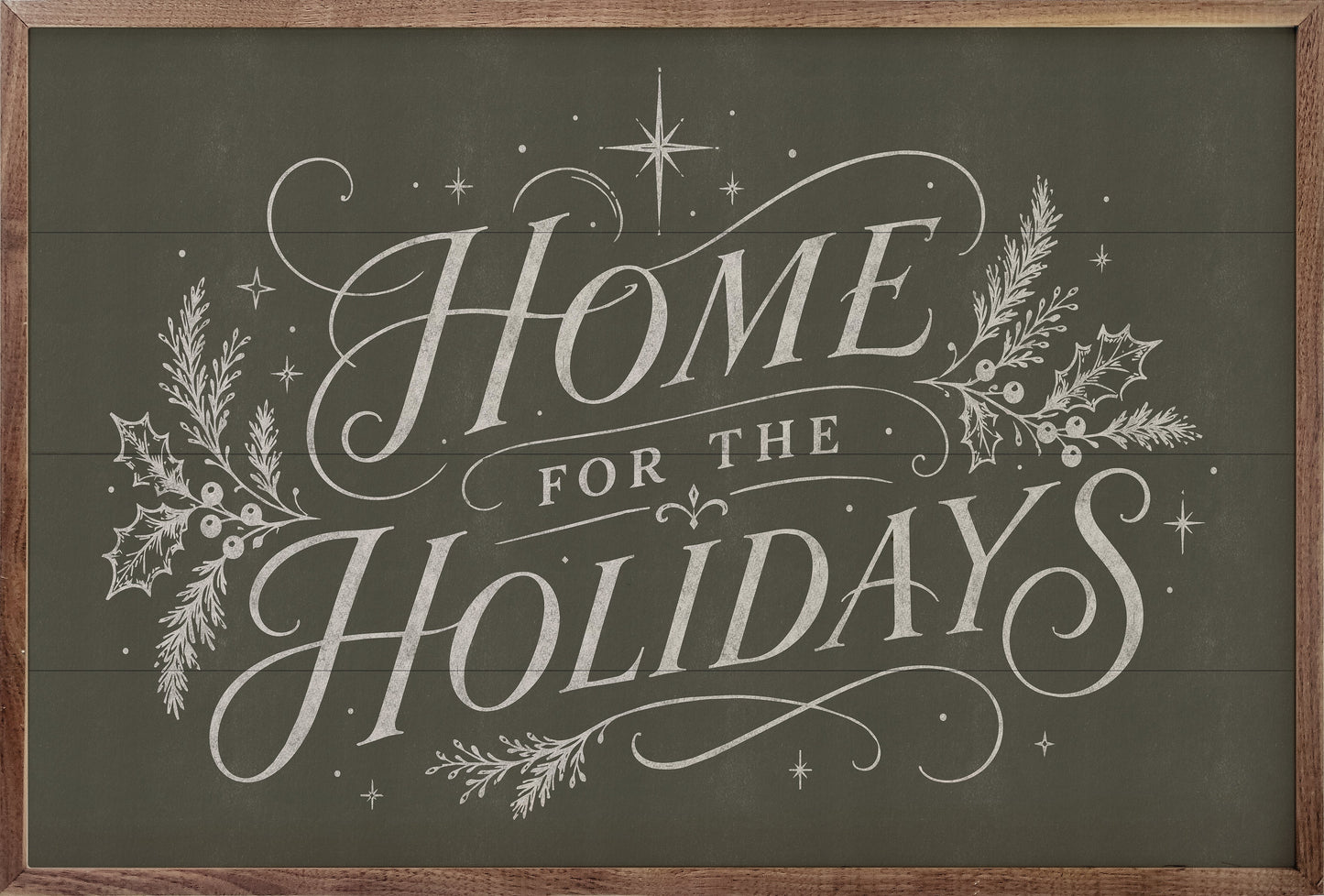 Home For The Holidays Typography