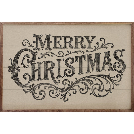 Merry Christmas Ornate