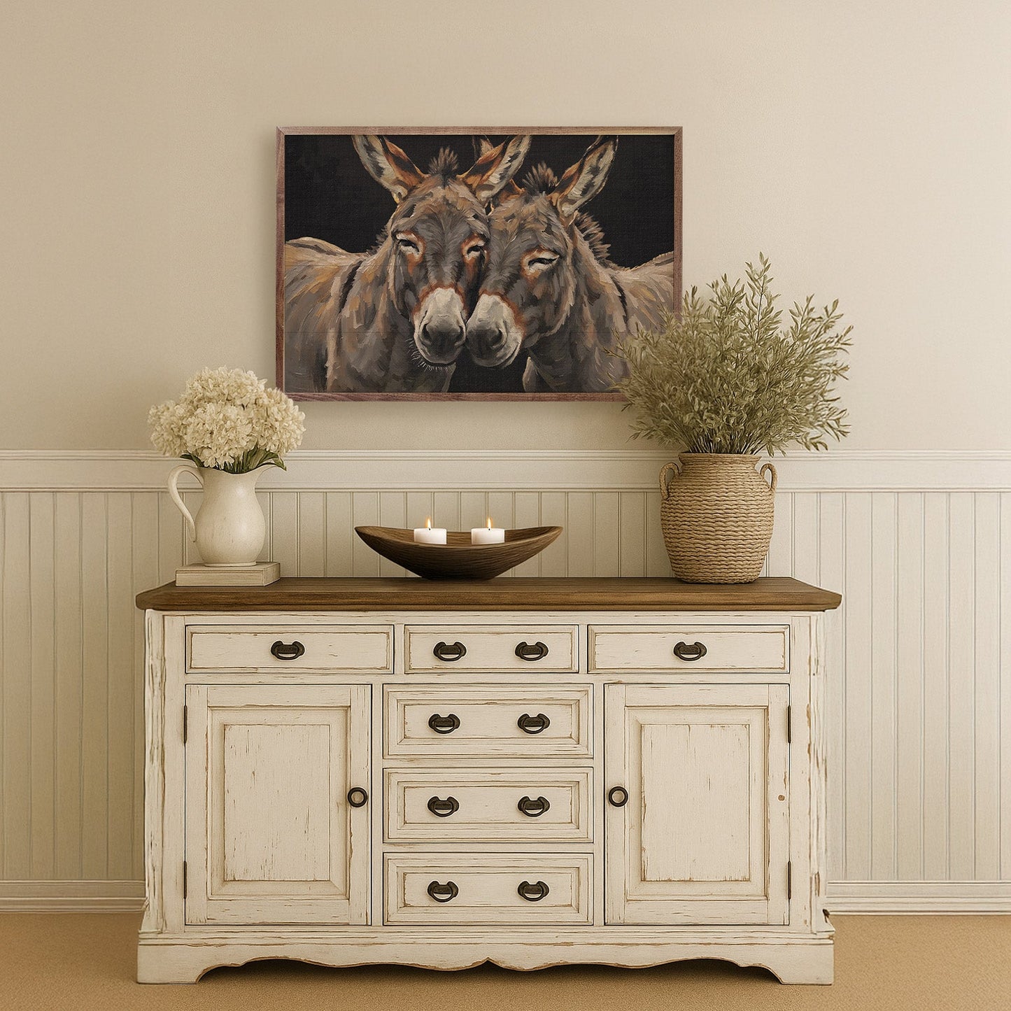 Pair Of Donkeys