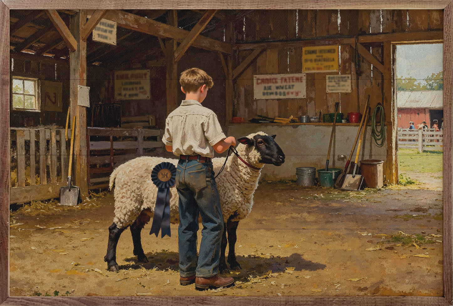 A Boy And His Sheep