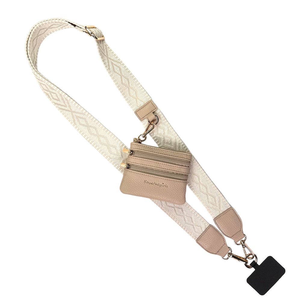 Clip & Go Strap w/Zippered Pouch Classic: Black