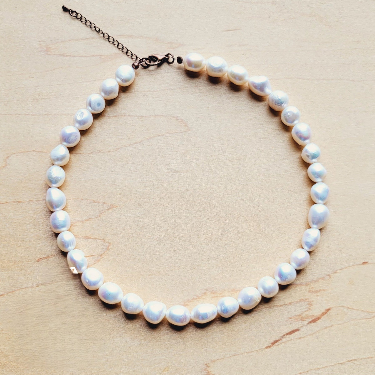 **Genuine Freshwater Pearl Collar Necklace Wedding Collection 258g