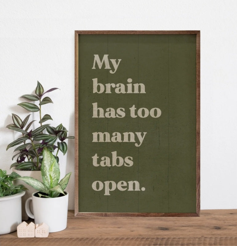 Too Many Tabs Open Green image 1
