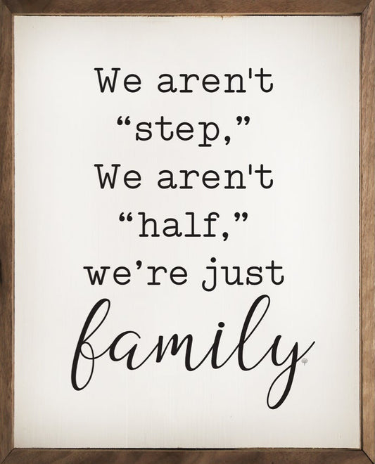 We're Just Family White image 0
