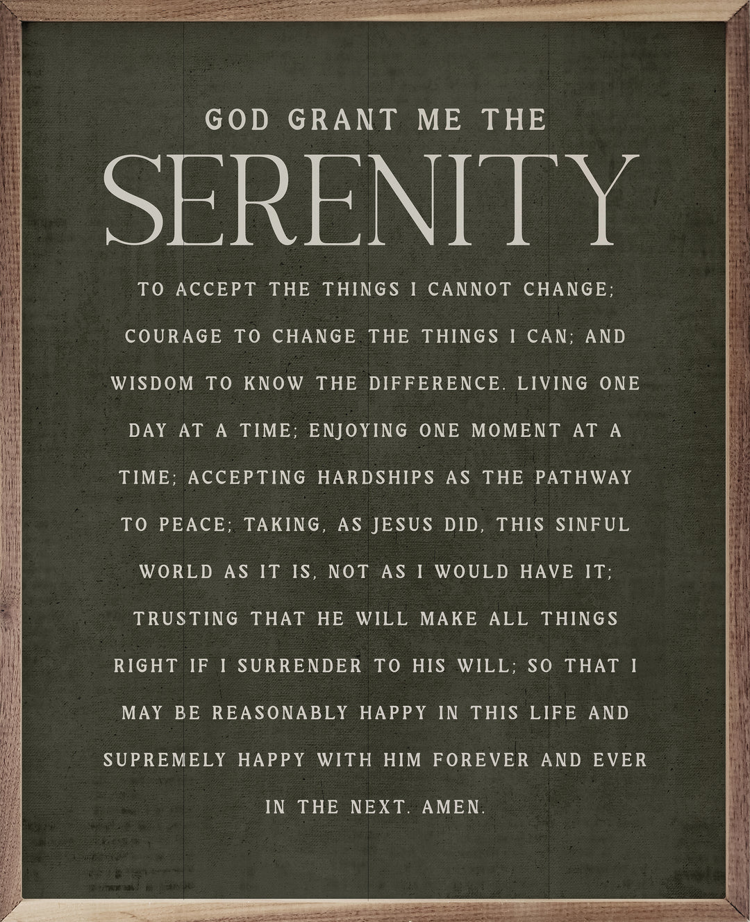 God Grant Me Serenity image 0