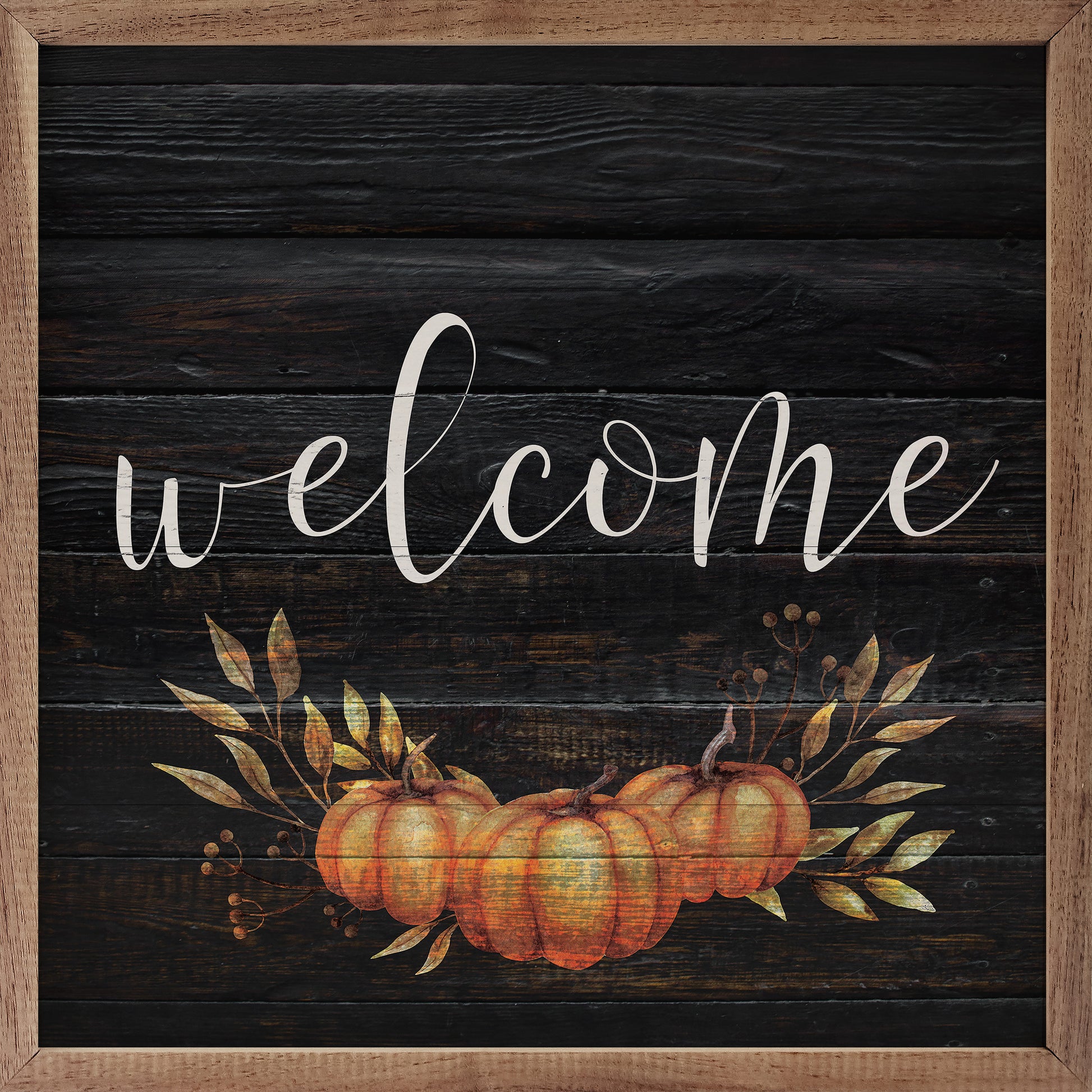 Welcome Pumpkin Black image 0