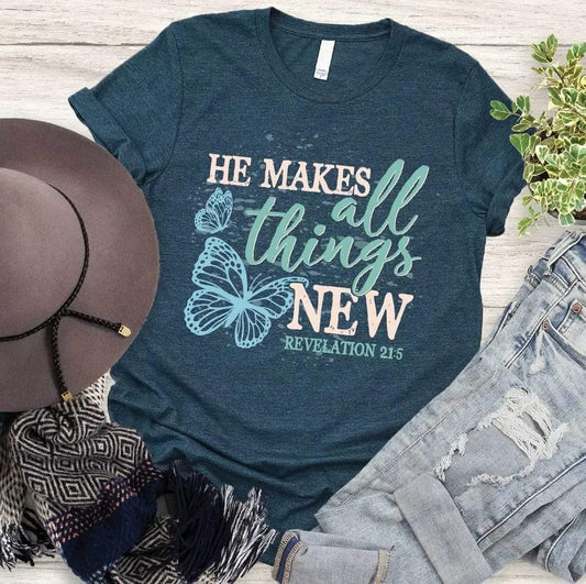 He Makes All Things New Tee image 0