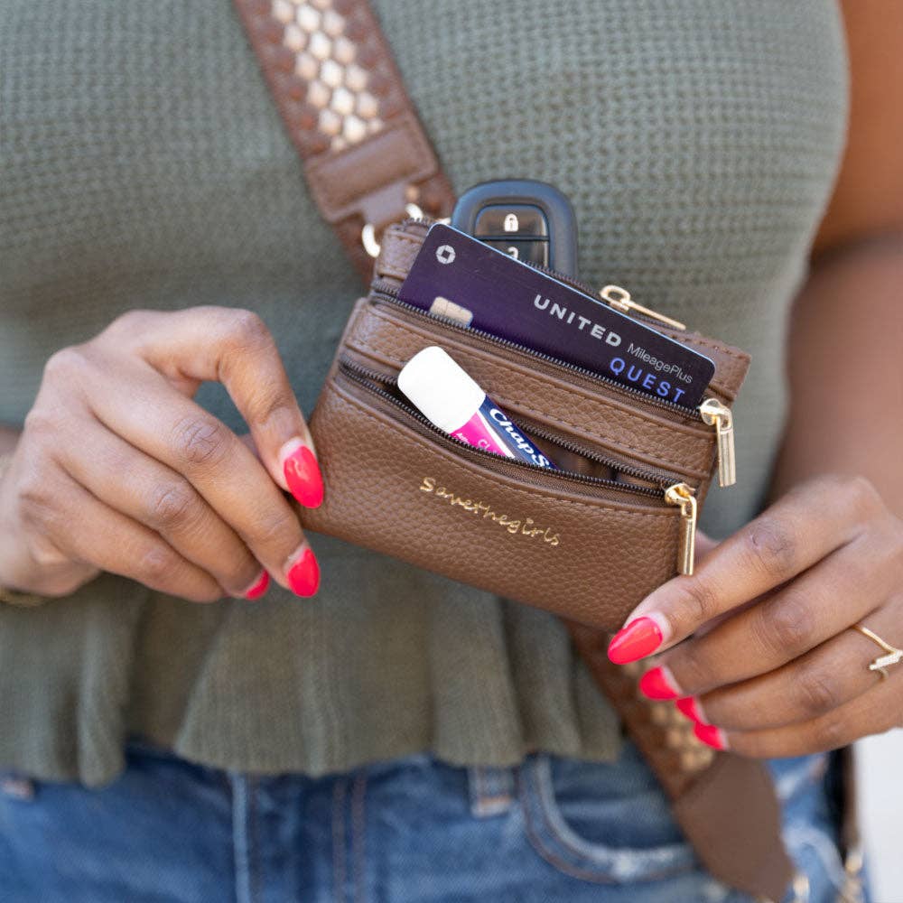 Clip & Go Strap w/Zippered Pouch Fun Dots