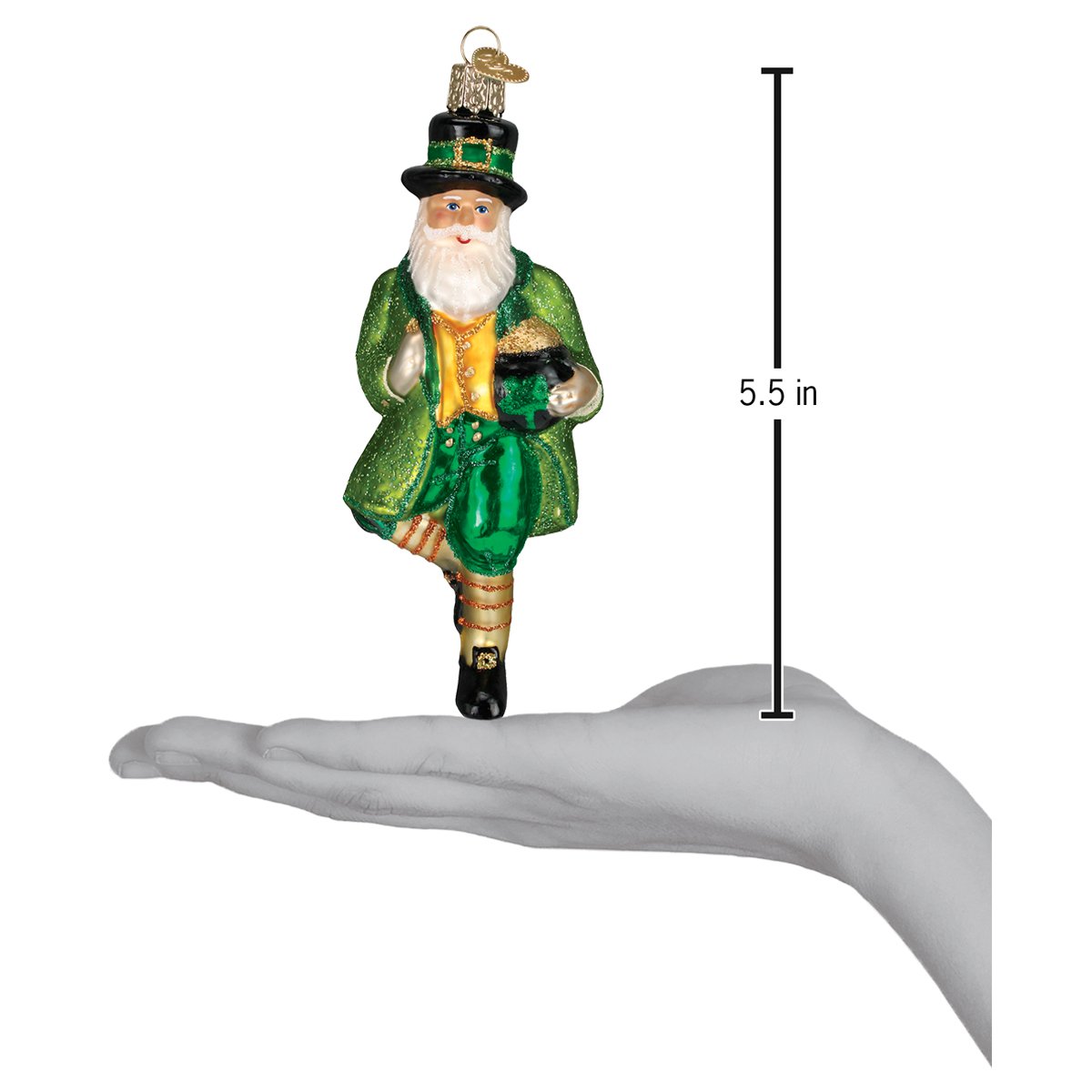 Irish Santa Ornament