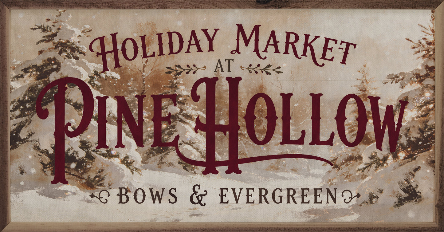 Holiday Market At Pine Hollow