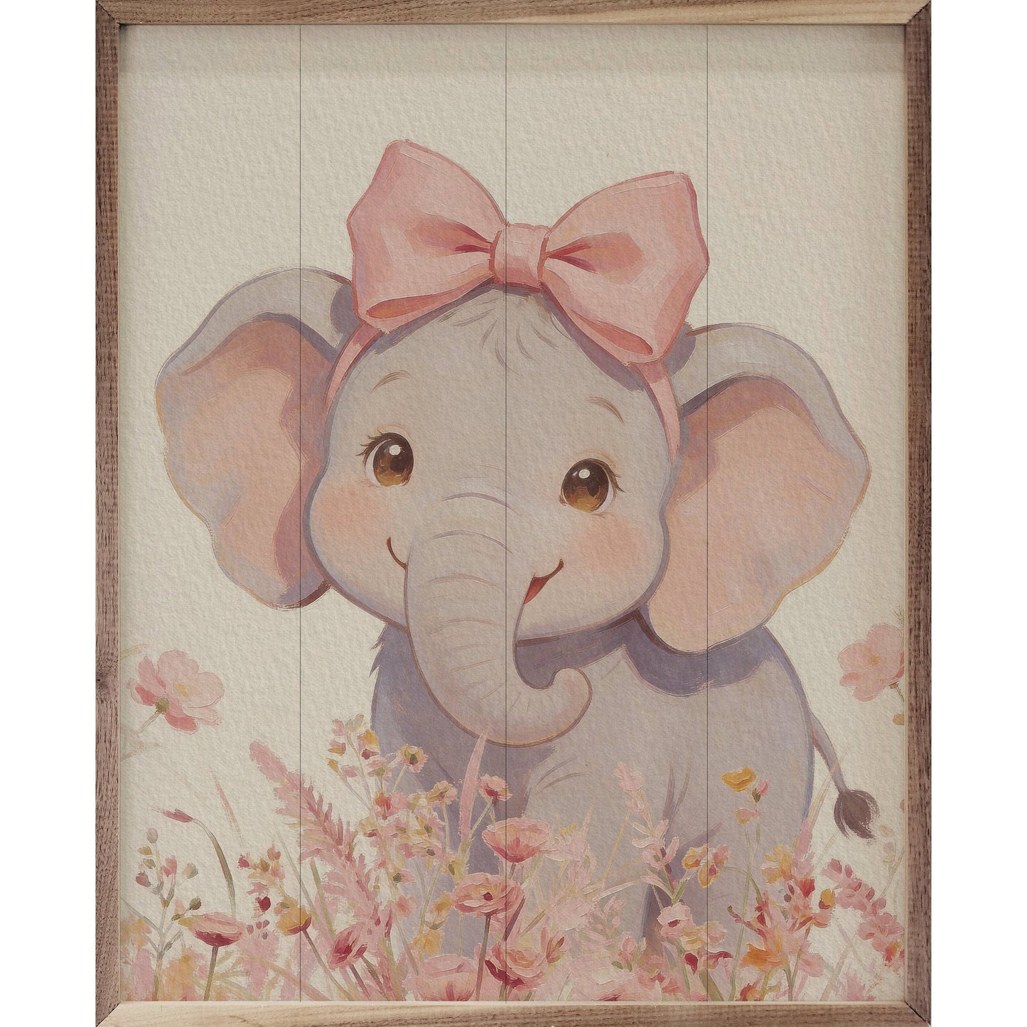Floral Bow Elephant