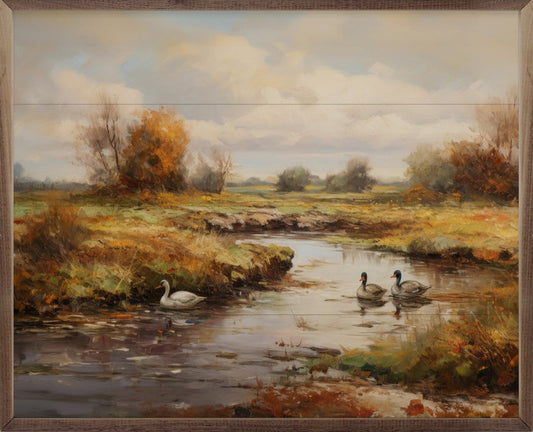 Duck Watching I By Petals Prints Design image 0