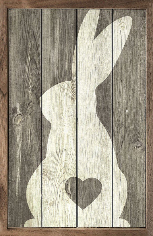 Bunny Tail Heart Gray image 0