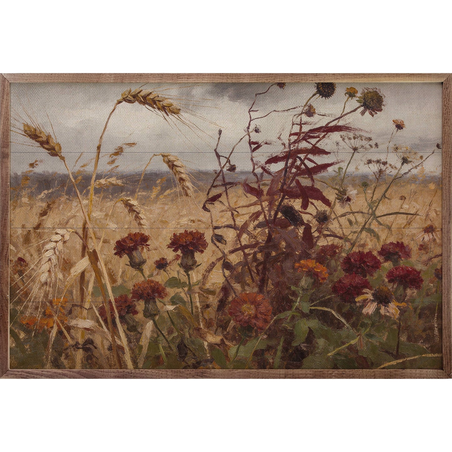 Stormy Auburn Field