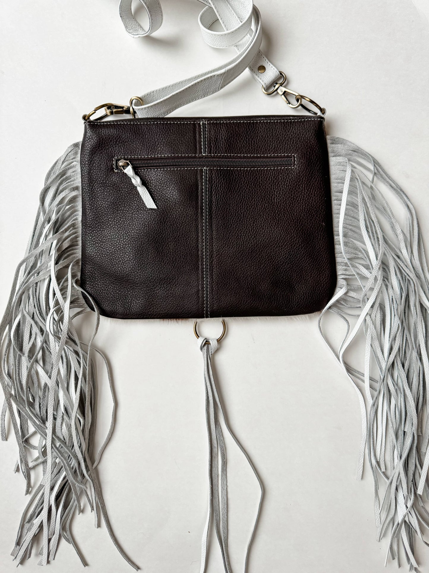 THE CAROLINE CROSSBODY Longhorn Cowhide Purse