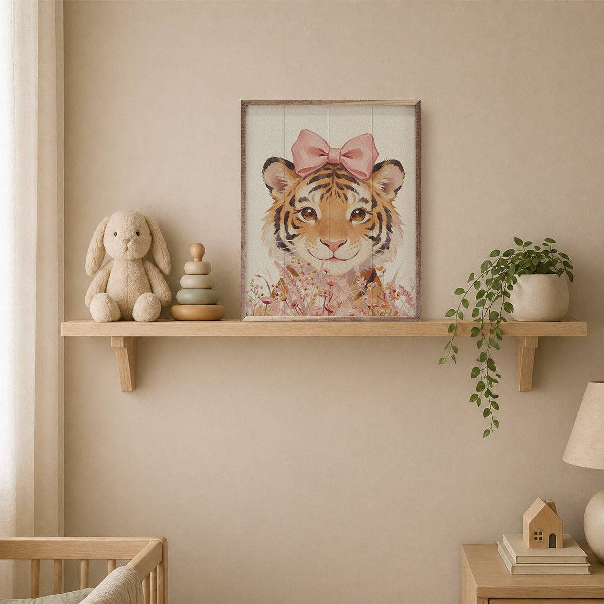 Floral Bow Tiger