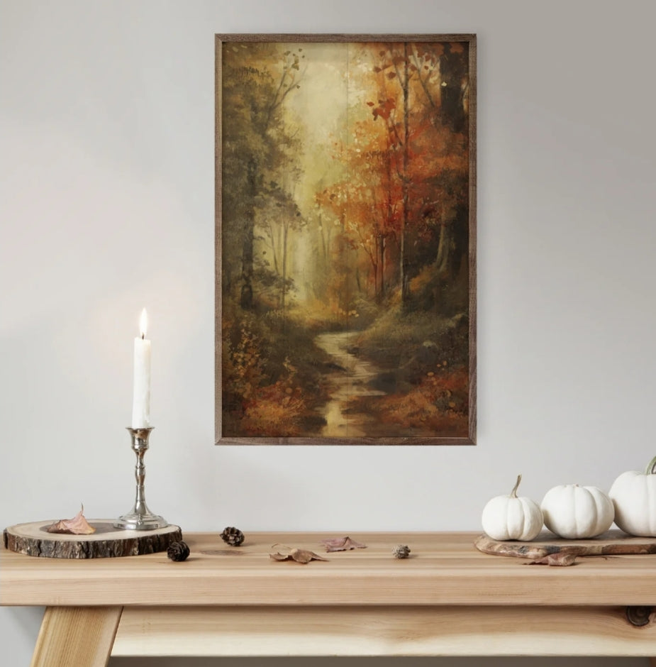 Vintage Fall Landscape 2 By Nina Blue image 2