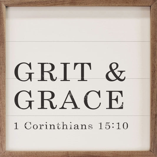 Grit And Grace 1 Corinthians 15:10 White image 0