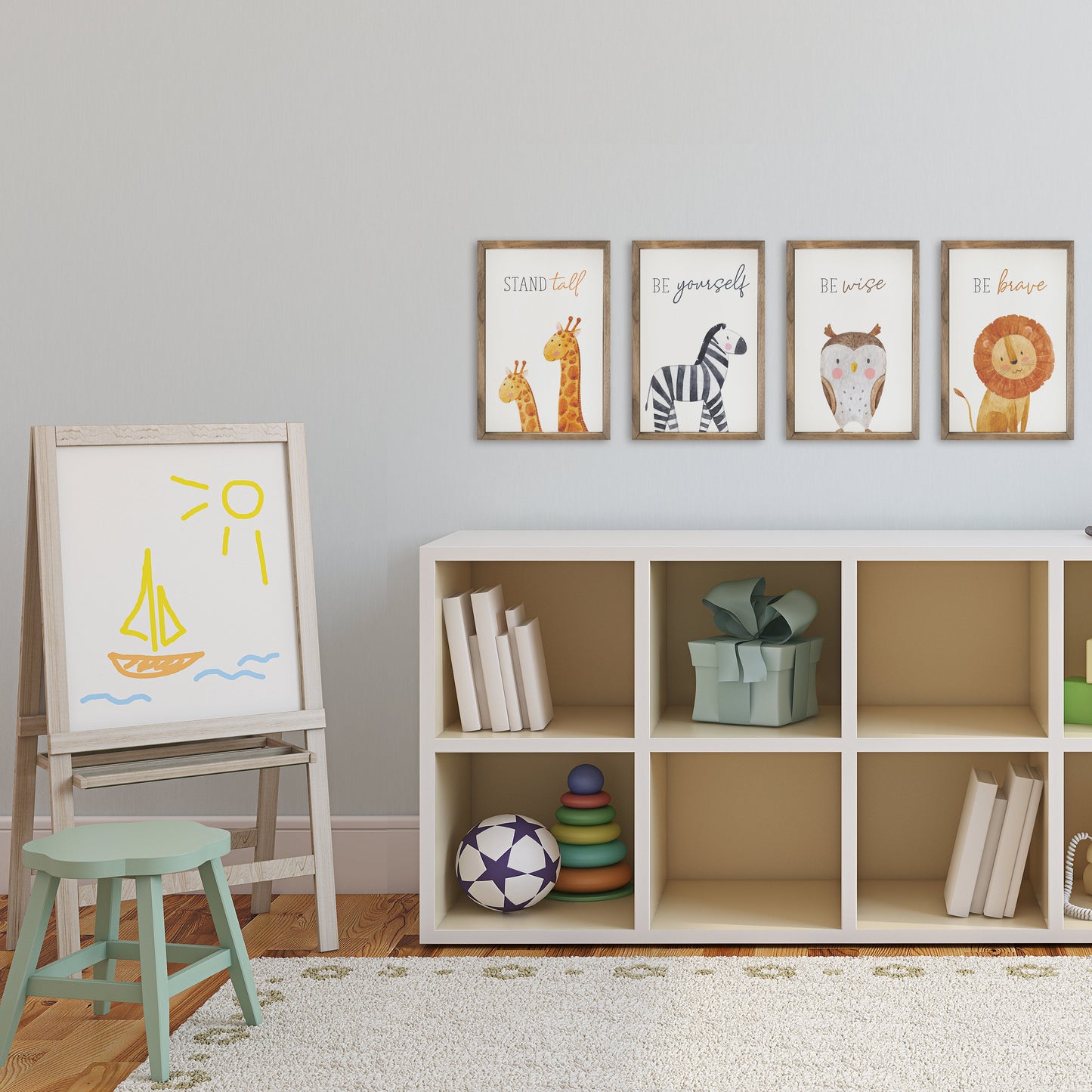 Be Yourself Zebra White