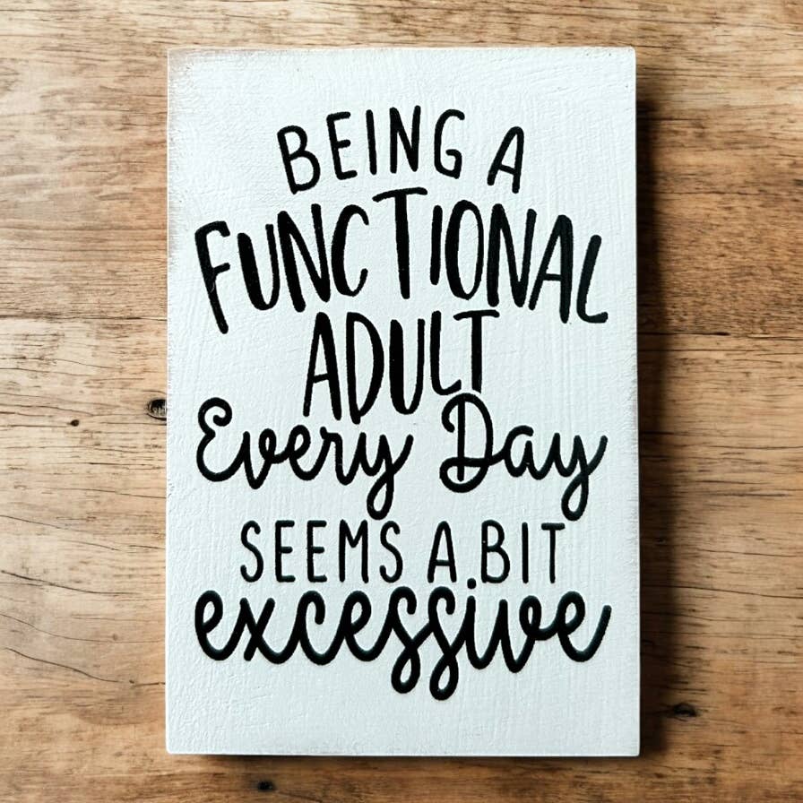Functional Adult Wood Magnet