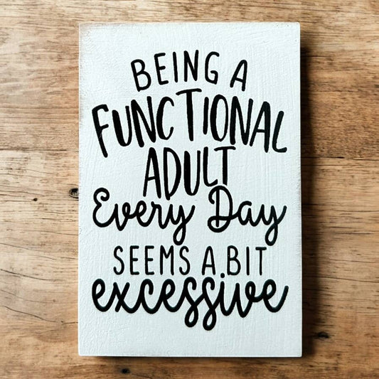 Functional Adult Wood Magnet