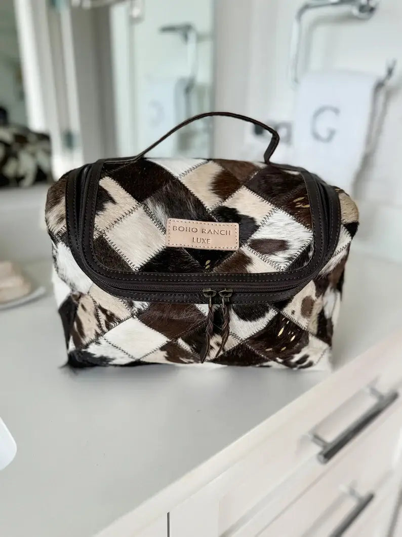 BOHO LUXE Genuine Hair On Travel Bag