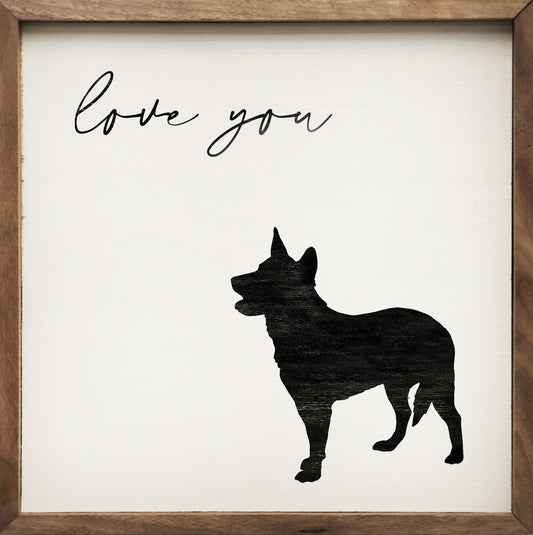 Love You Heeler White image 0