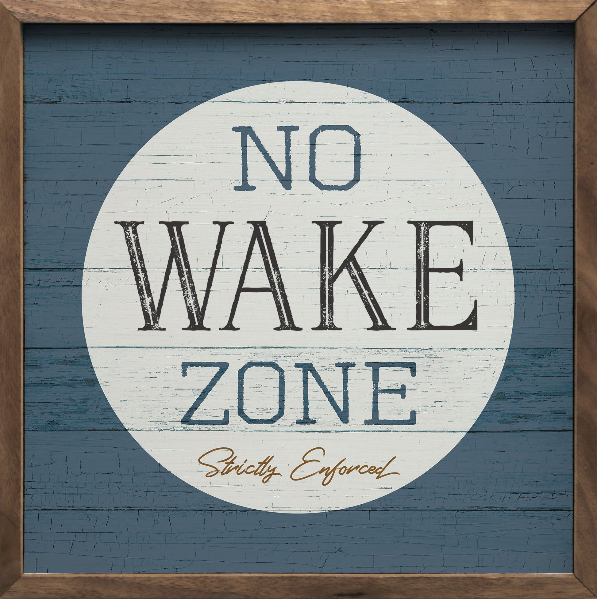 No Wake Zone Blue image 0