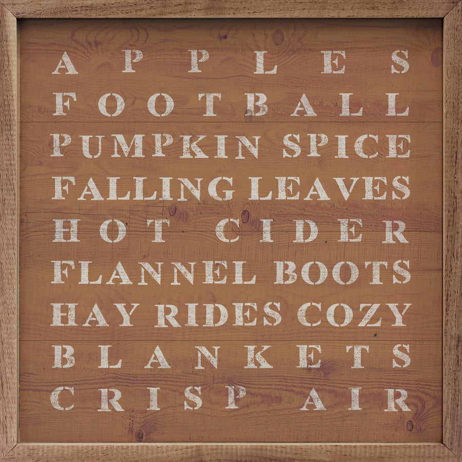 Fall Words Orange image 0