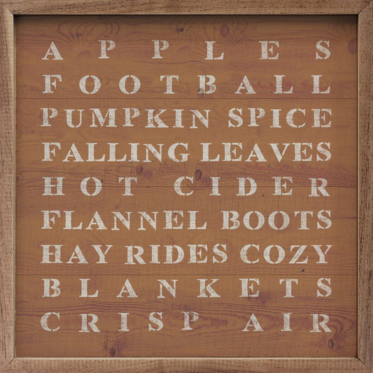 Fall Words Orange image 0
