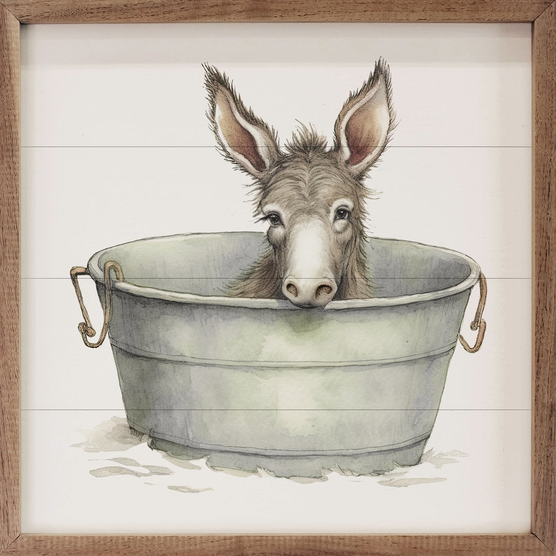 Donkey Metal Tub White image 1