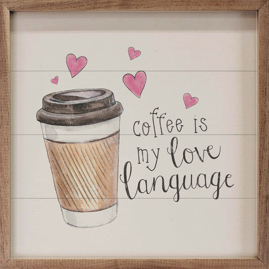 Coffee Is My Love Language White image 0