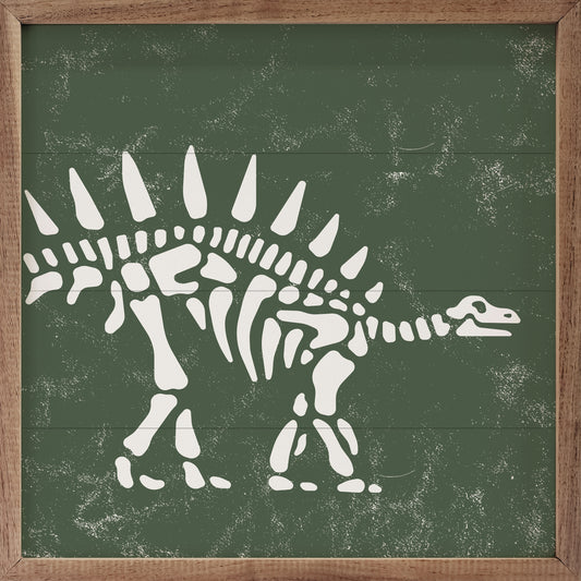 Stegosaurus Skeleton Green image 0