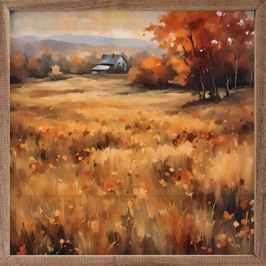 House Amongst The Autumn Field image 0
