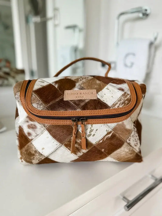 BOHO LUXE Genuine Hair On Travel Bag