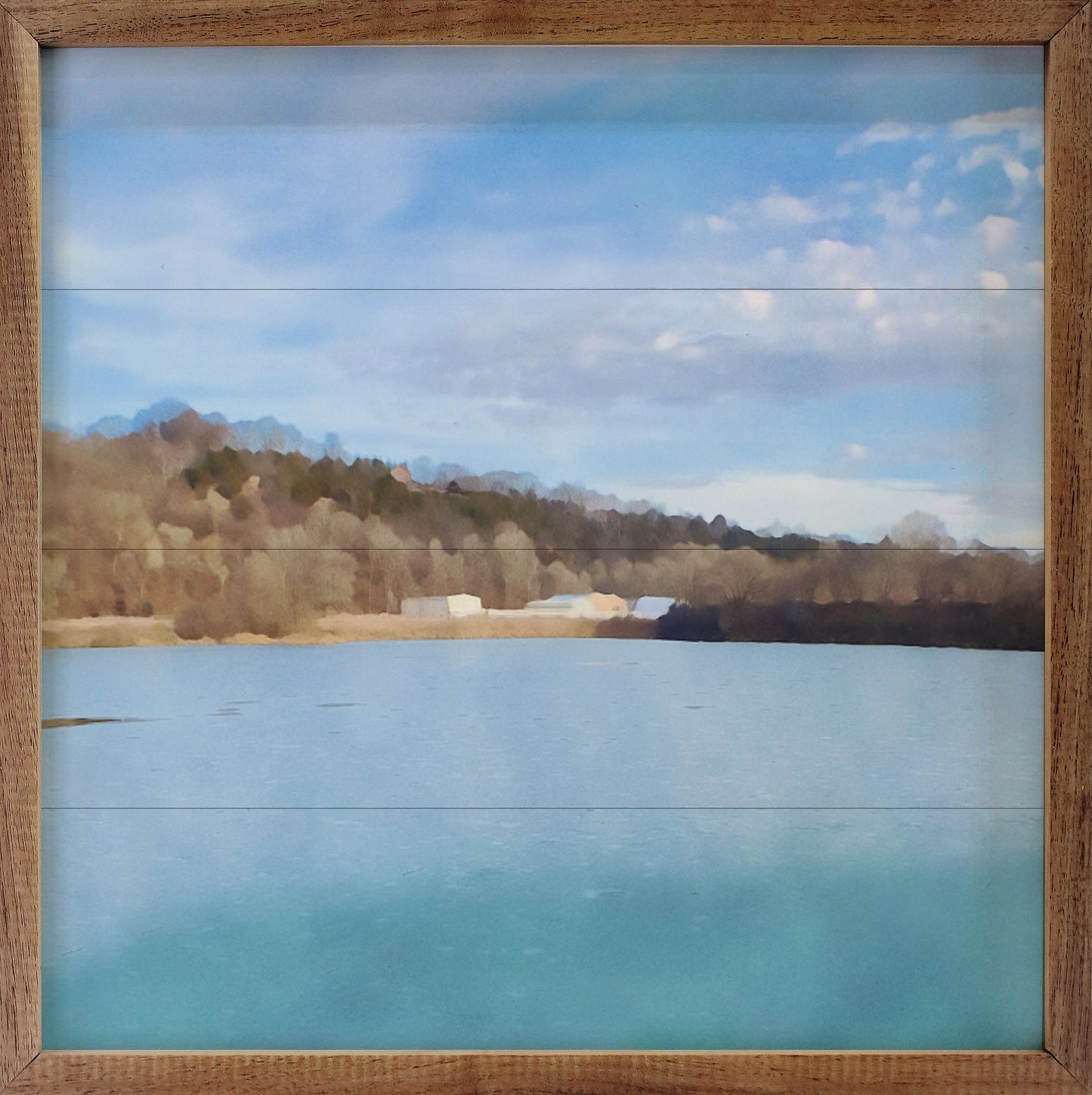 Watercolor River Shoreline image 0