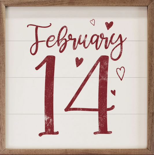 February 14th Hearts White image 0