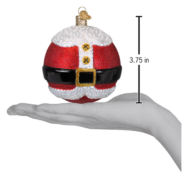 Mr. Claus Round Ornament