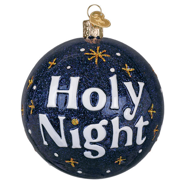 Silent Night Round Ornament