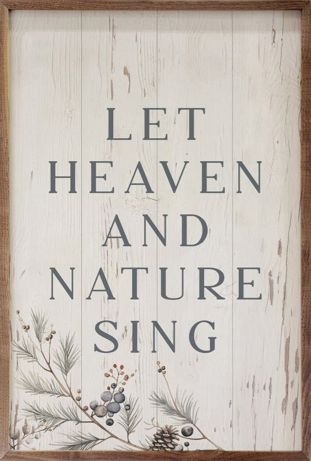Let Heaven And Nature Vine Whitewash image 0
