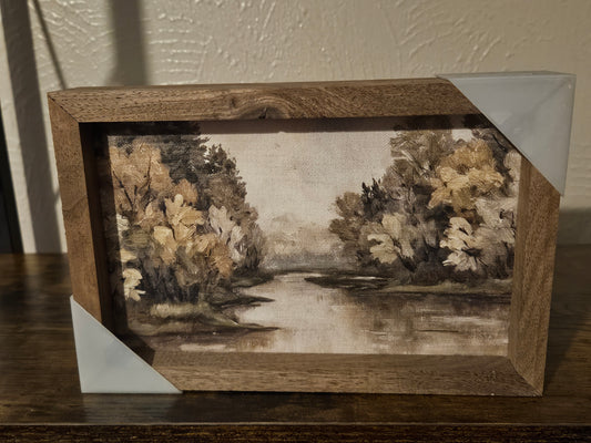Driftless Trees Along River image 0