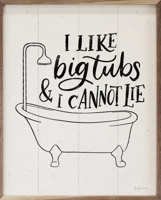 Bathroom Puns II Bathtub By Becky Thorns image 0