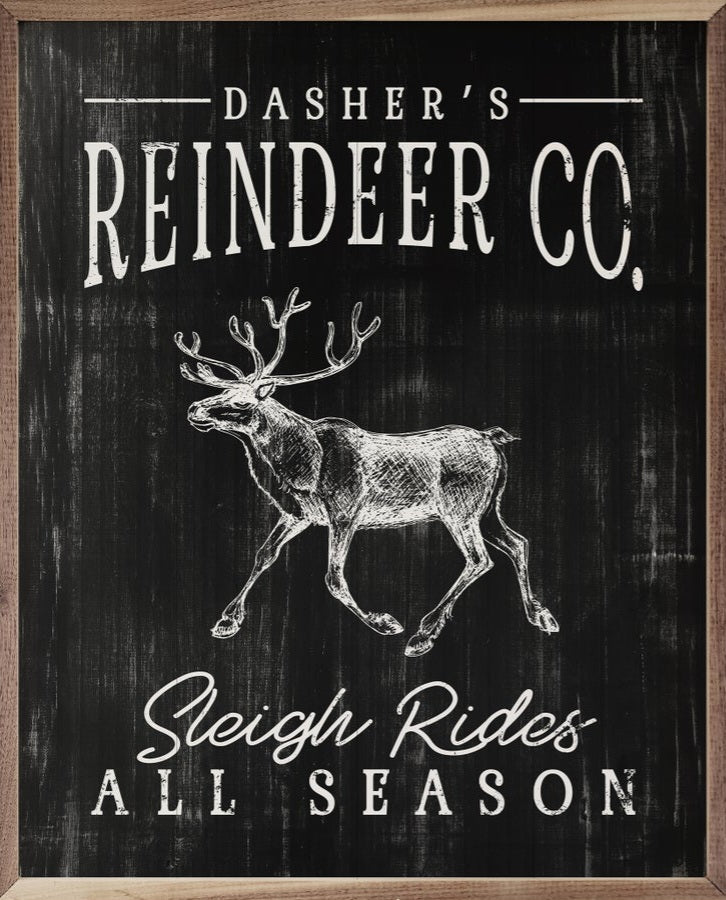 Dasher's Reindeer Co Black image 0