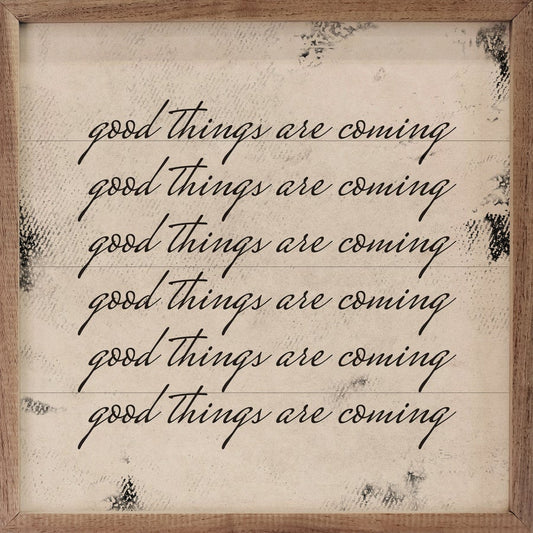 Repeat Good Things Are Coming White image 0